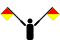 semaphore-flag symbol 85
